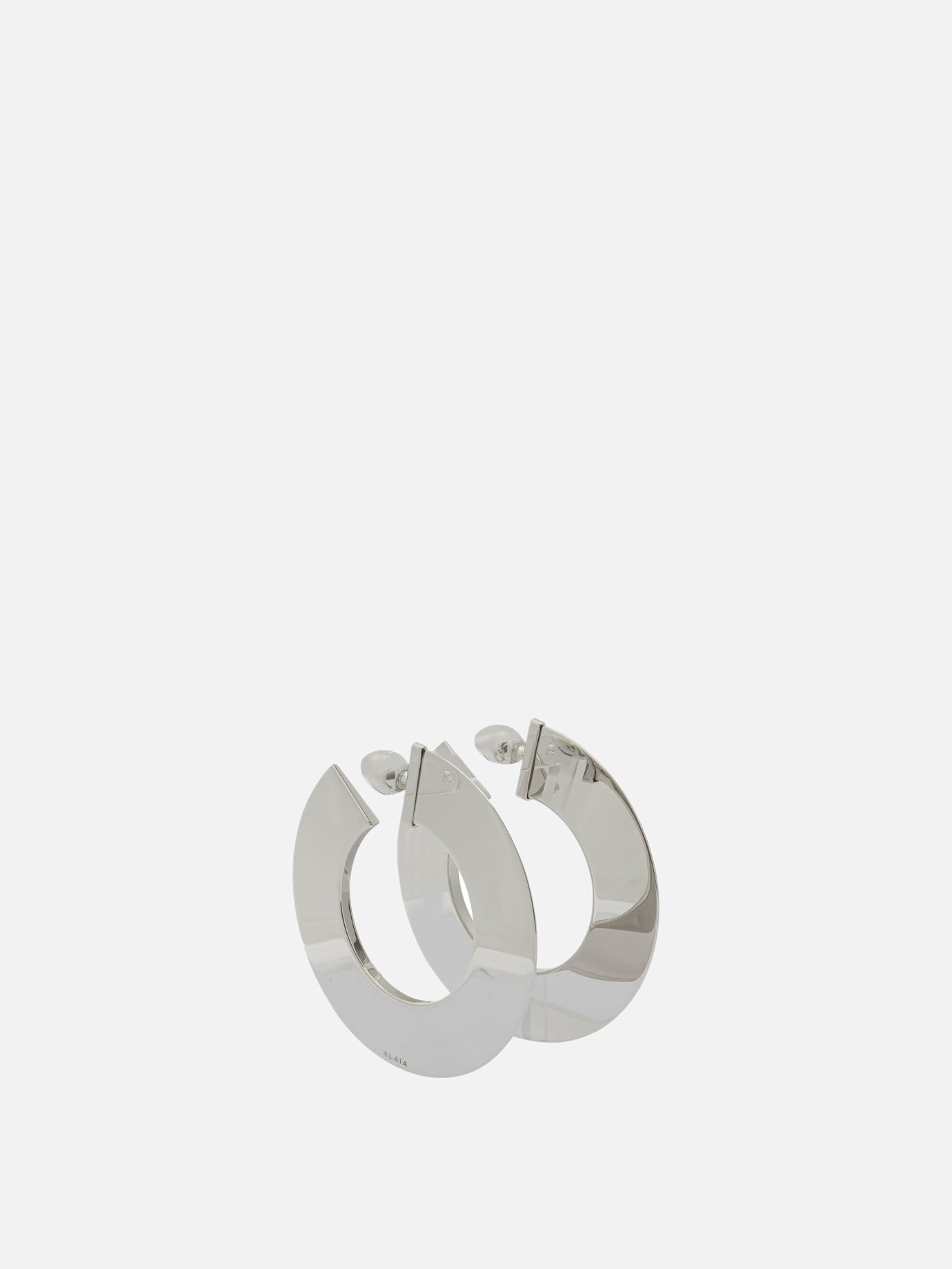 Earrings 95% aluminum 5% brass  Silver - Alaïa Women | PDP | VIETTI Online Store | Zoom-Modal

