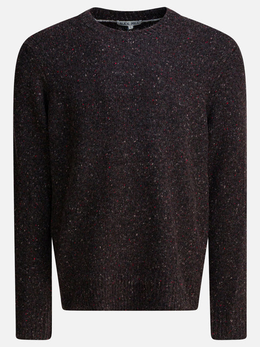 Crewneck sweaters Solid colour  Brown - Alex Mill Men | PLP | VIETTI Online Store 
