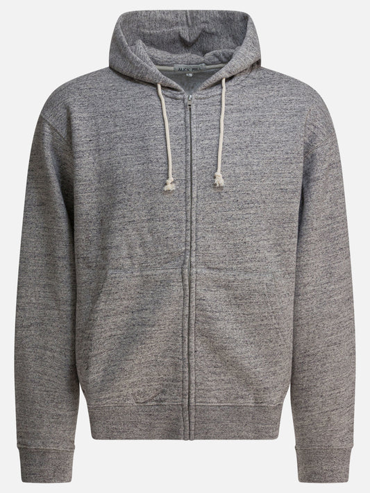 Full zip sweatshirts Solid colour  Grey - Alex Mill Men | PLP | VIETTI Online Store 
