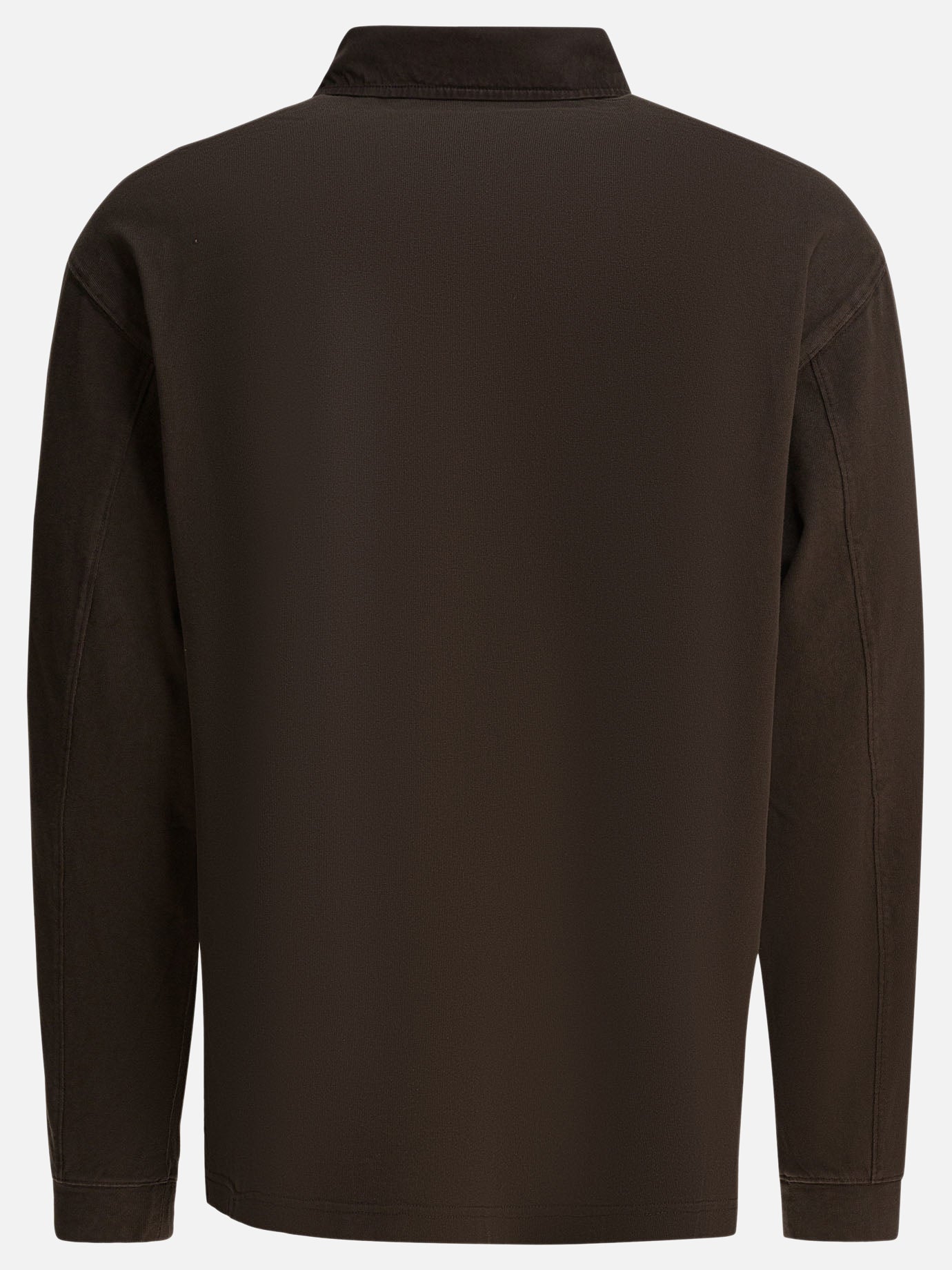 Polo shirts with buttons Solid colour  Brown - Alex Mill Men | PDP | VIETTI Online Store | Zoom-Modal_2
