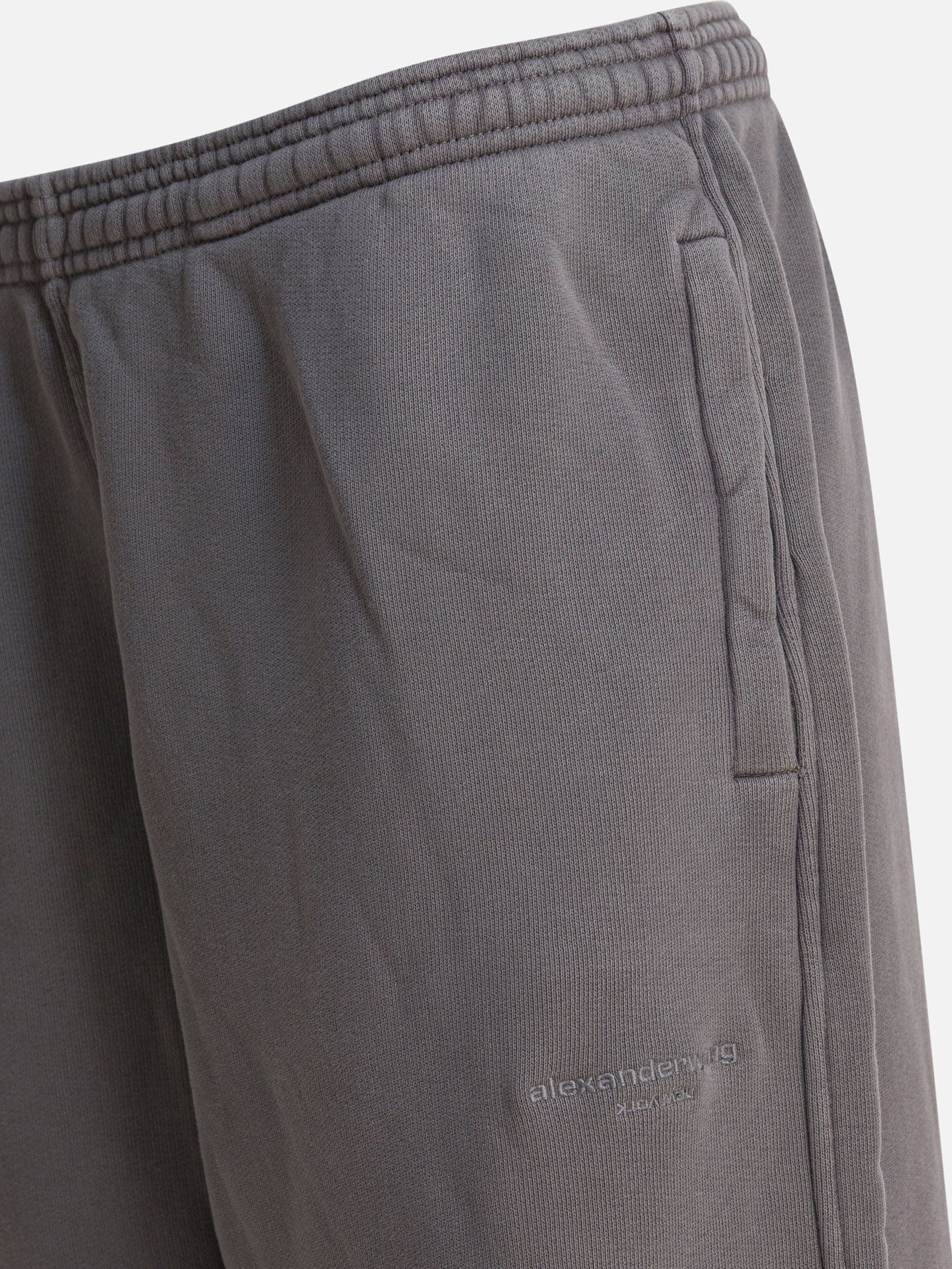 Pantaloni sportivi Solid colour  Grigio - Alexander Wang Donna | PDP | VIETTI Online Store | thumbnail_3