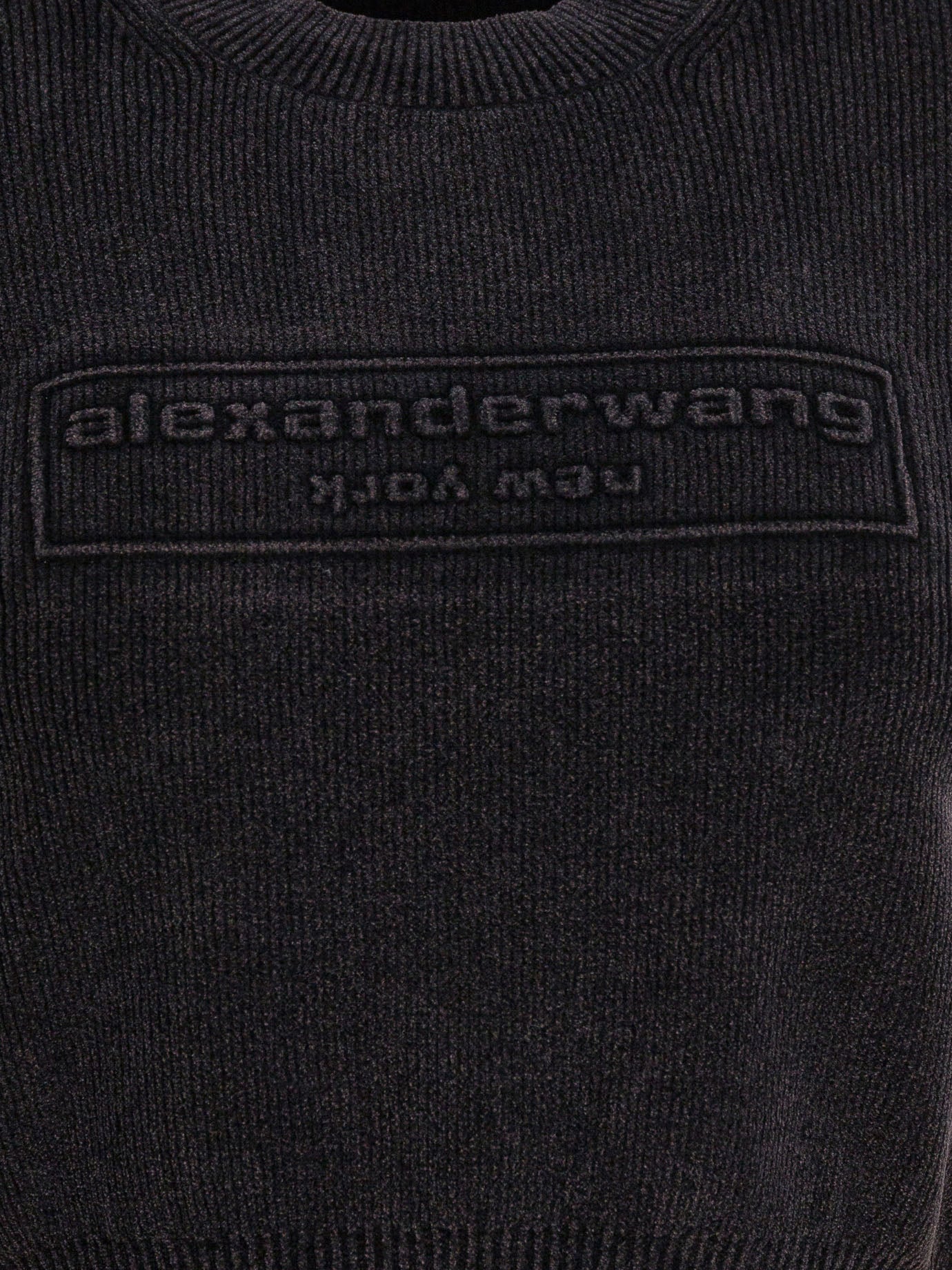 Crewneck t-shirts Logo  Black - Alexander Wang Women | PDP | VIETTI Online Store | Zoom-Modal_3
