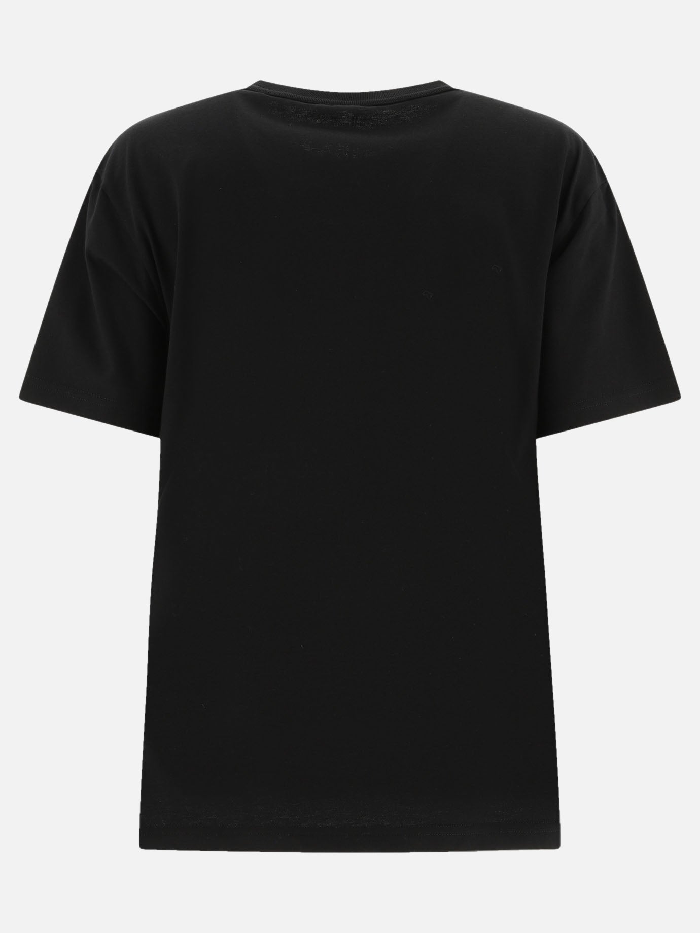 T-shirt girocollo Solid colour  Nero - Alexander Wang Donna | PDP | VIETTI Online Store | Zoom-Modal_2
