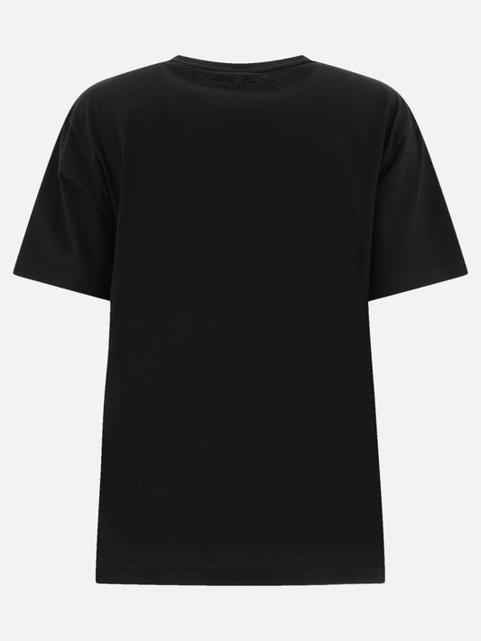 T-shirt girocollo Solid colour  Nero - Alexander Wang Donna | VIETTI Online Store | 2
