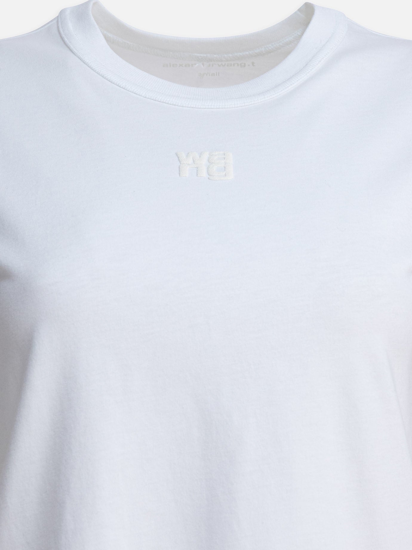 T-shirt girocollo Logo  Bianco - Alexander Wang Donna | PDP | VIETTI Online Store | Zoom-Modal_3
