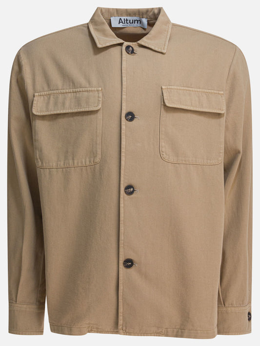 Giacche overshirt Solid colour  Beige - Altum Uomo | PLP | VIETTI Online Store 
