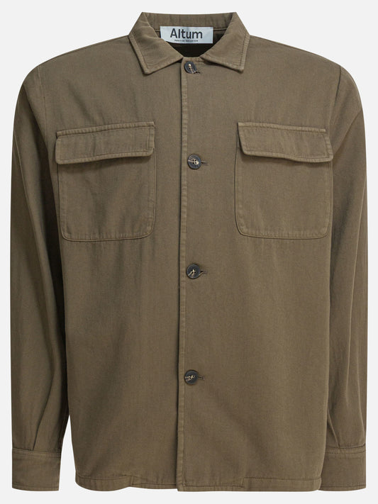 Giacche overshirt Solid colour  Verde - Altum Uomo | PLP | VIETTI Online Store 
