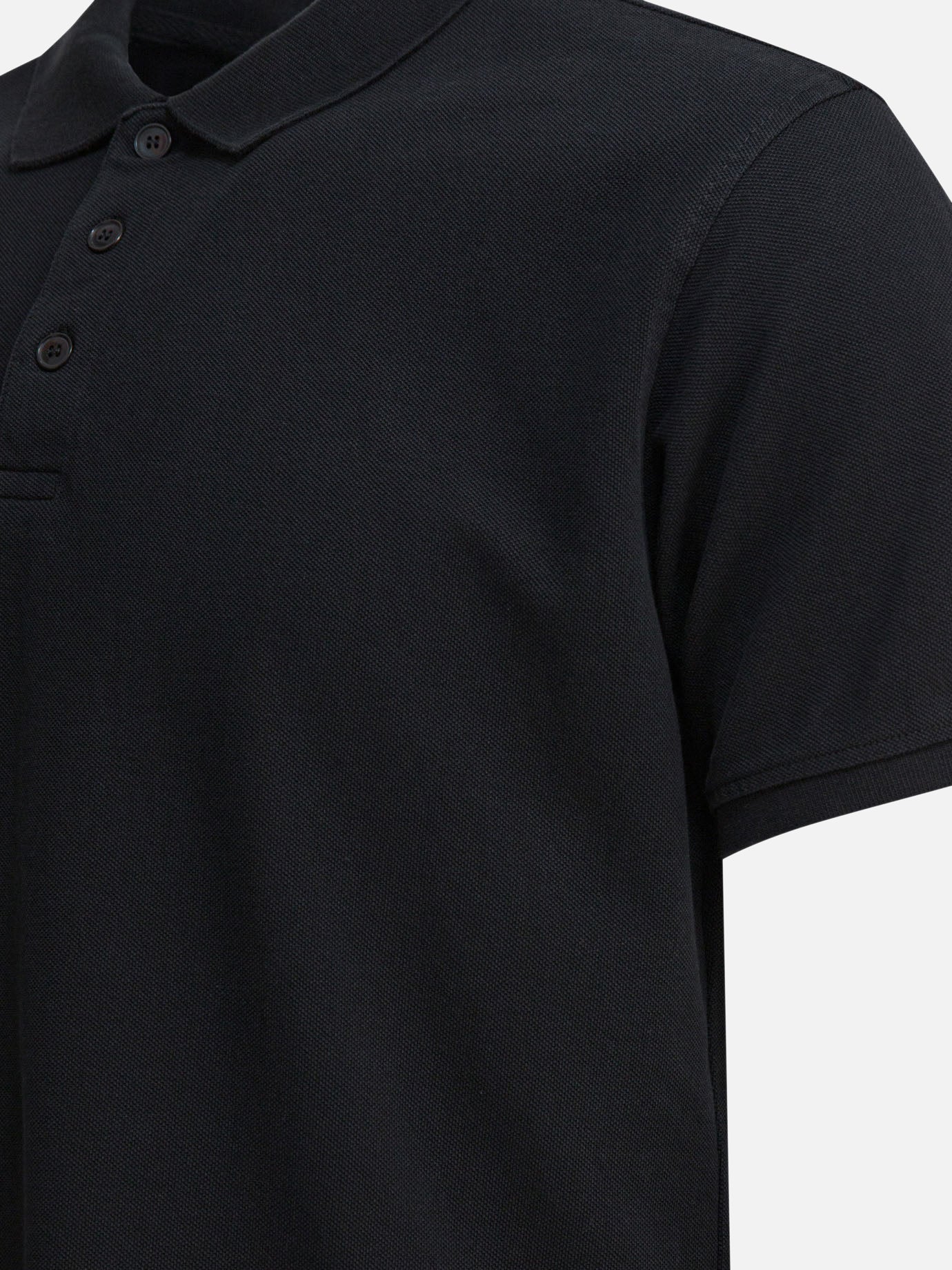 Polo con bottoni Solid colour  Nero - Altum Uomo | PDP | VIETTI Online Store | Zoom-Modal_4
