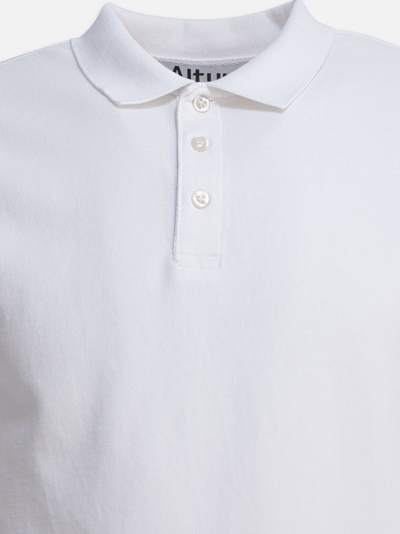Polo con bottoni Solid colour  Bianco - Altum Uomo | PDP | VIETTI Online Store | Zoom-Modal_3
