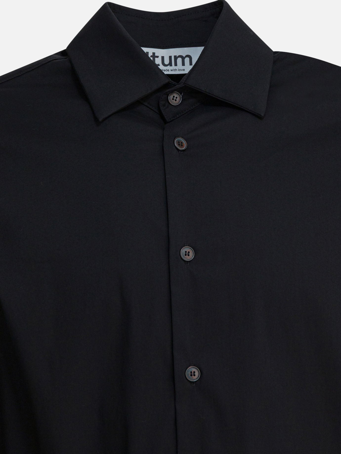 Camicie formali Solid colour  Nero - Altum Uomo | PDP | VIETTI Online Store | thumbnail_3