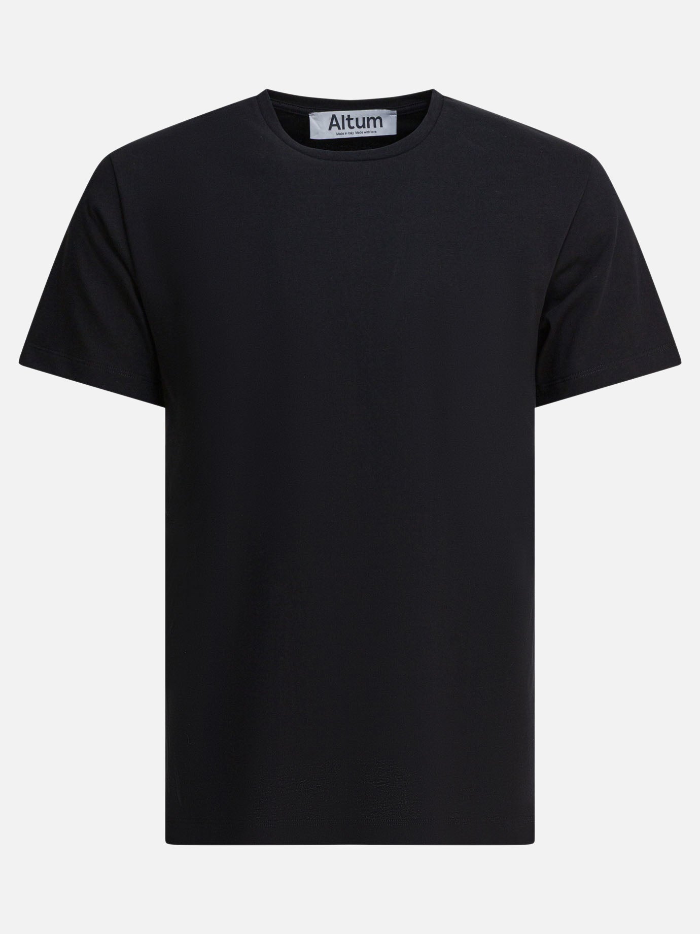T-shirt girocollo Solid colour  Nero - Altum Uomo | PDP | VIETTI Online Store | thumbnail