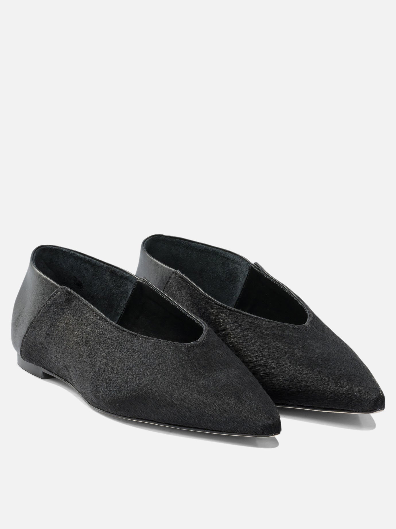 Classic ballet flats 100% calf leather - 100% leather  Black - Ammb Milano Women | PDP | VIETTI Online Store | Zoom-Modal_2
