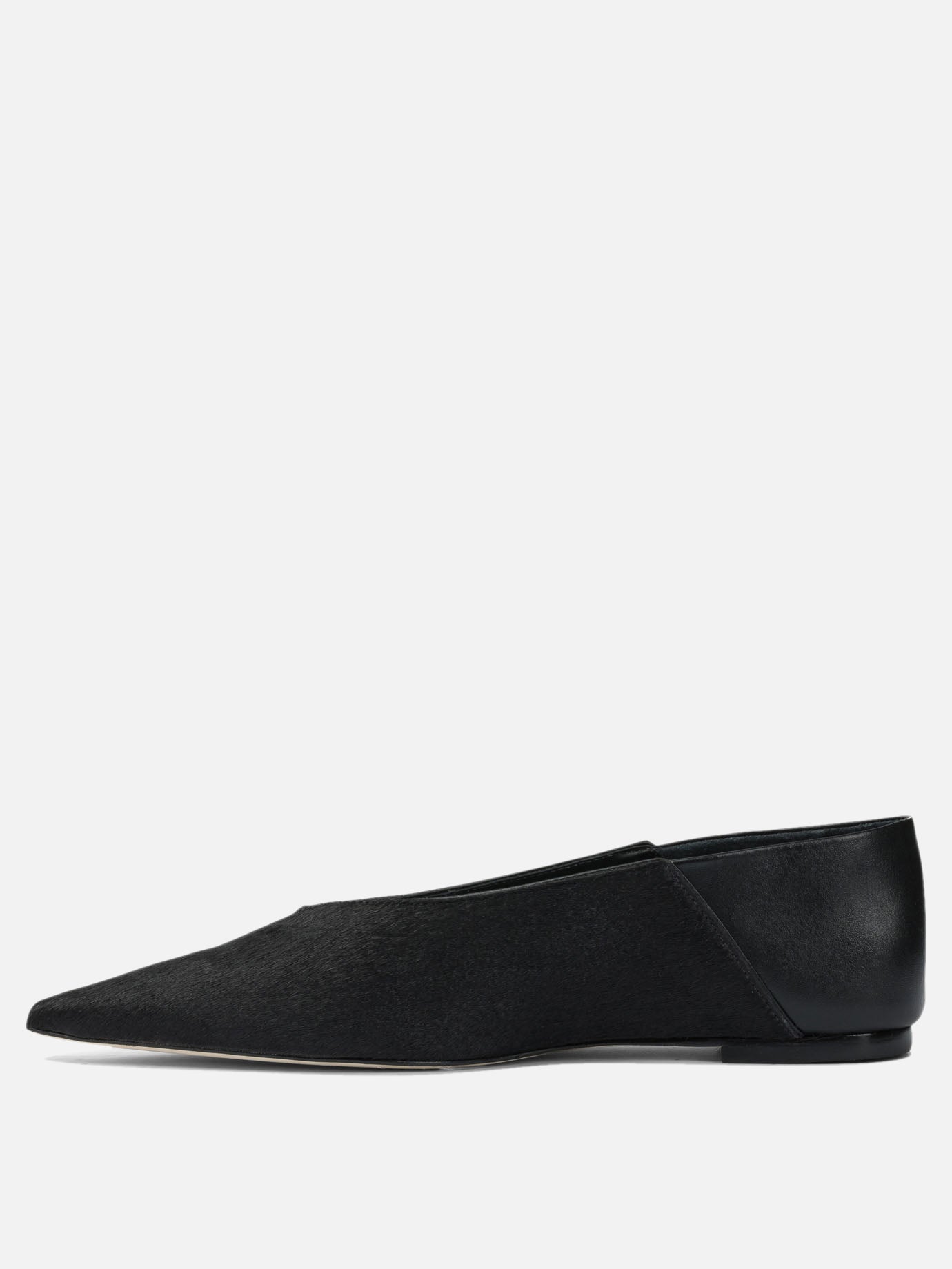 Classic ballet flats 100% calf leather - 100% leather  Black - Ammb Milano Women | PDP | VIETTI Online Store | thumbnail_3