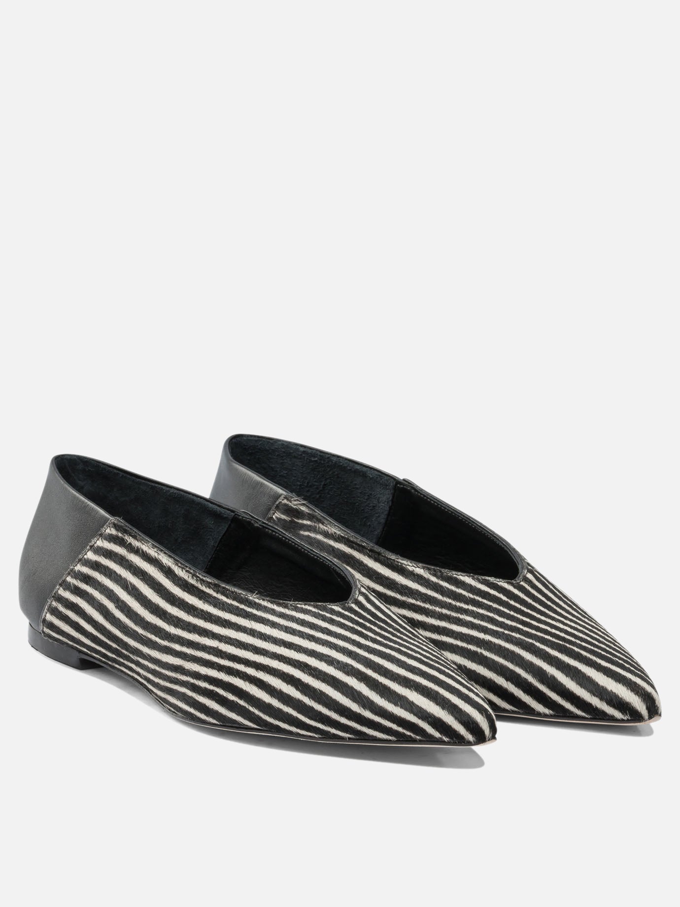 Classic ballet flats 100% calf leather - 100% leather  Black - Ammb Milano Women | PDP | VIETTI Online Store | Zoom-Modal_2
