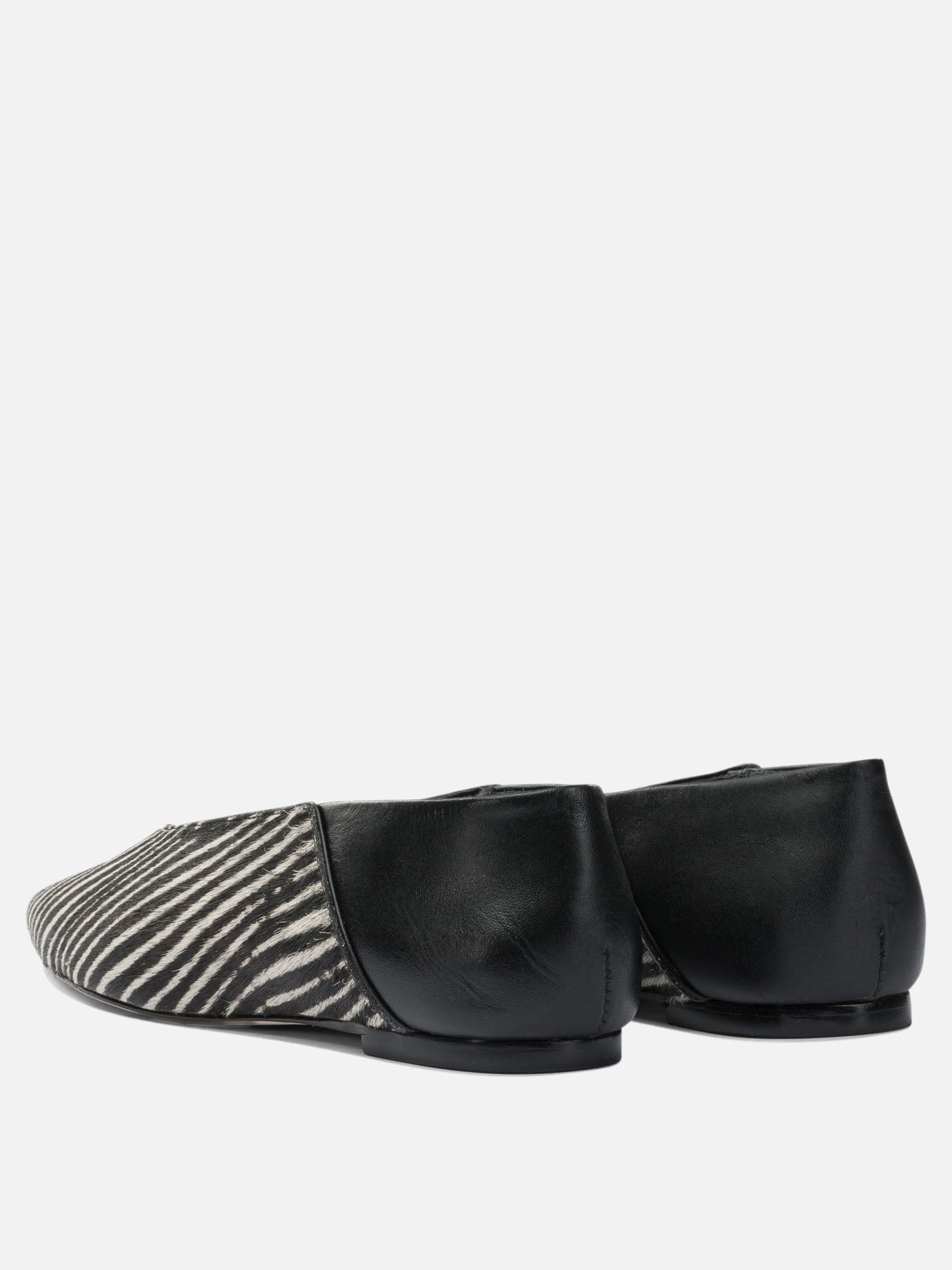Classic ballet flats 100% calf leather - 100% leather  Black - Ammb Milano Women | PDP | VIETTI Online Store | thumbnail_4