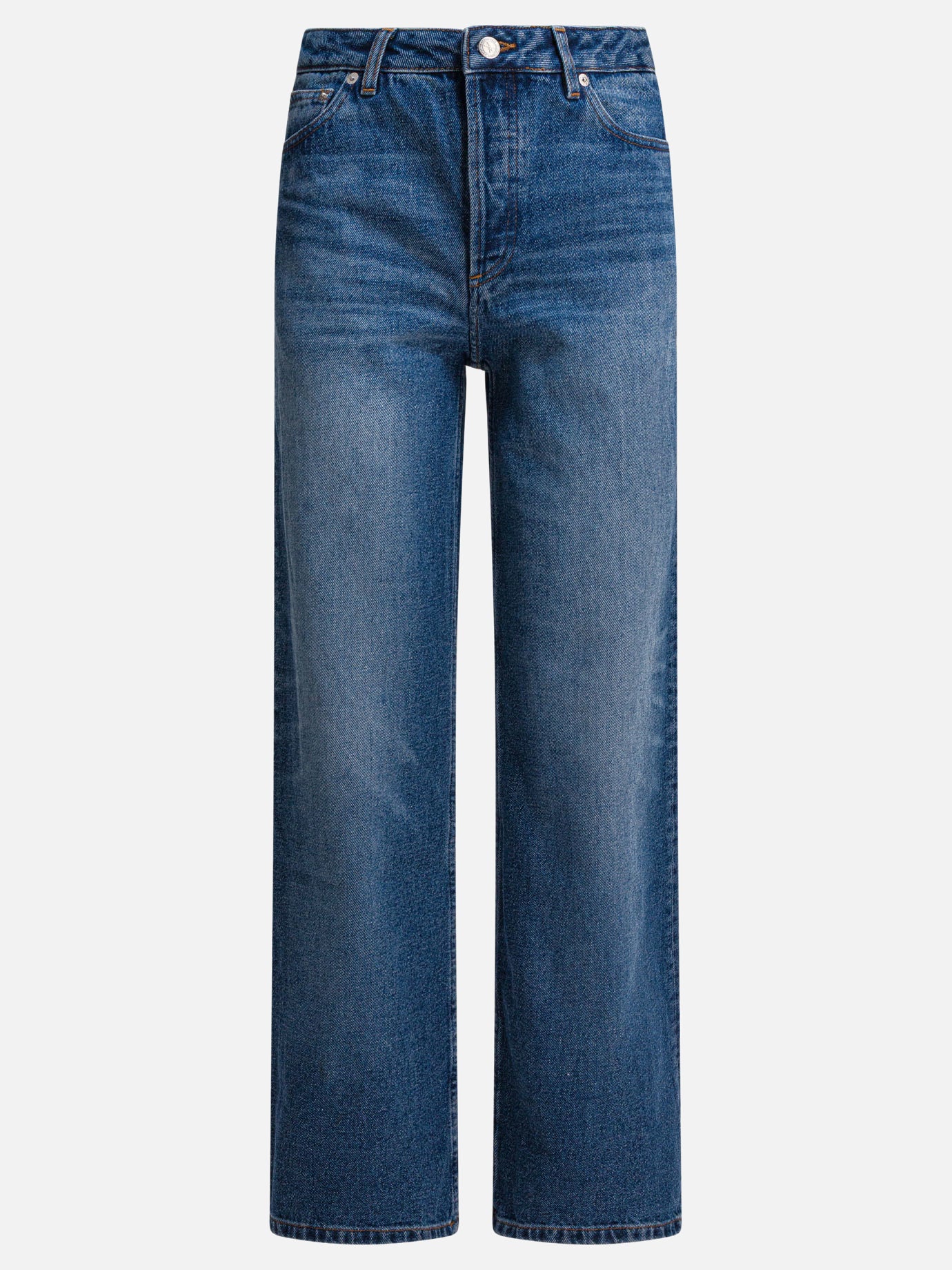 Wide-leg jeans Solid colour  Blue - A.P.C. Women | PDP | VIETTI Online Store | thumbnail
