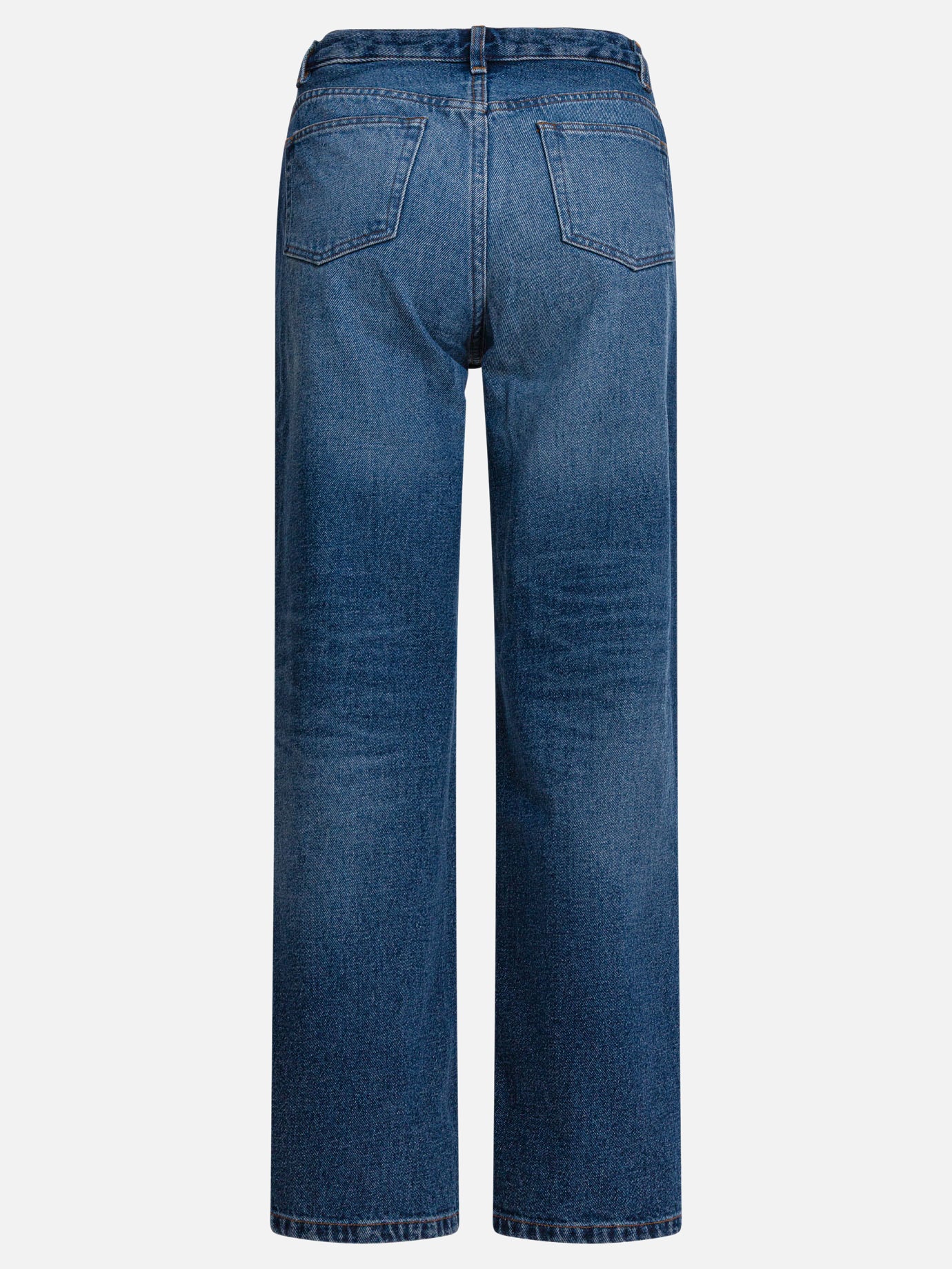 Wide-leg jeans Solid colour  Blue - A.P.C. Women | PDP | VIETTI Online Store | thumbnail_2