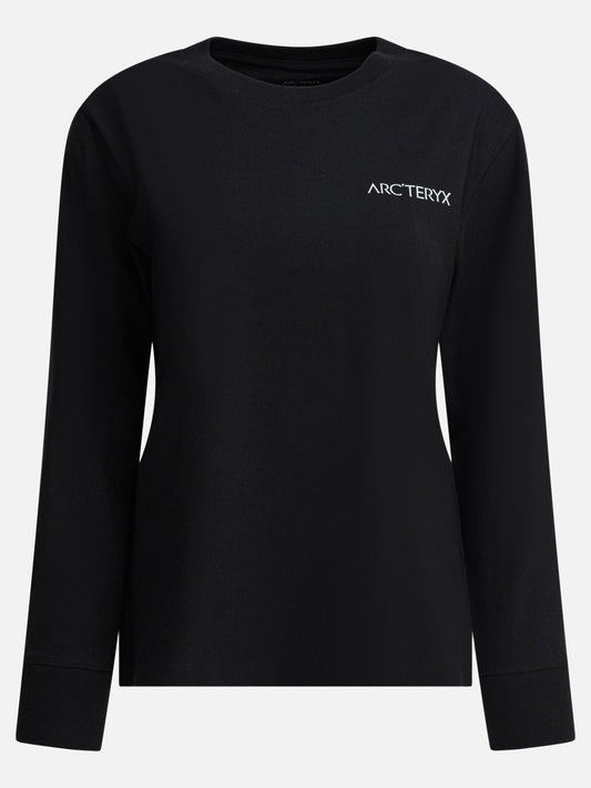 T-shirt girocollo Logo  Nero - Arc'teryx Donna | PLP | VIETTI Online Store 
