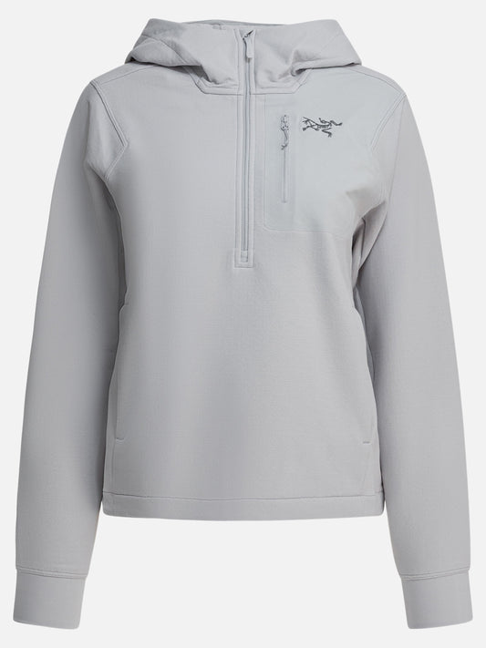 Felpe con mezza zip Logo  Grigio - Arc'teryx Donna | PLP | VIETTI Online Store 
