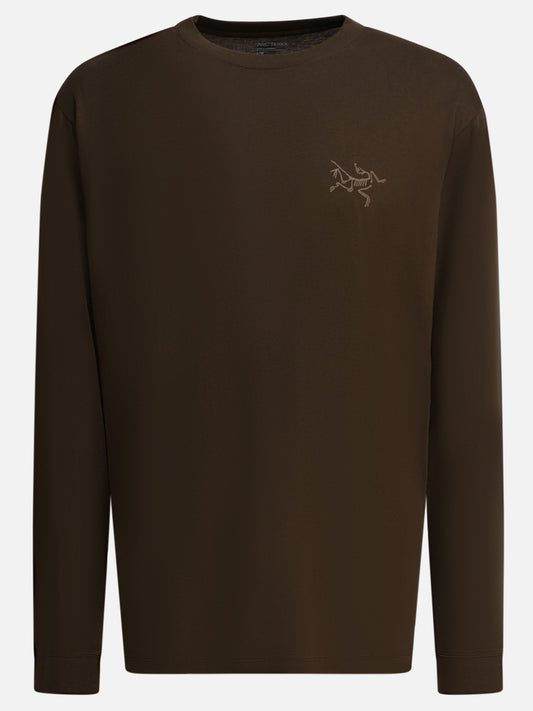 T-shirt girocollo Logo  Marrone - Arc'teryx Uomo | PLP | VIETTI Online Store 
