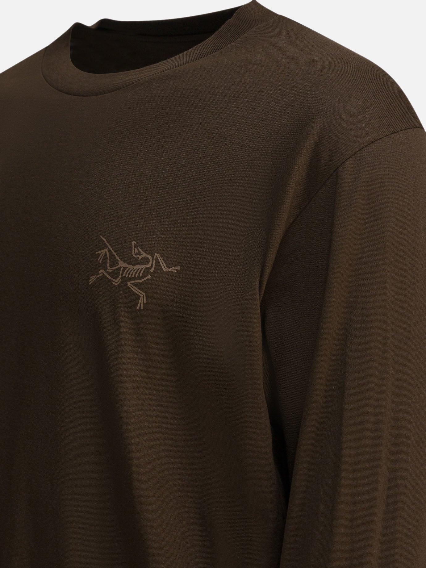 Crewneck t-shirts Logo  Brown - Arc'teryx Men | PDP | VIETTI Online Store | Zoom-Modal_4
