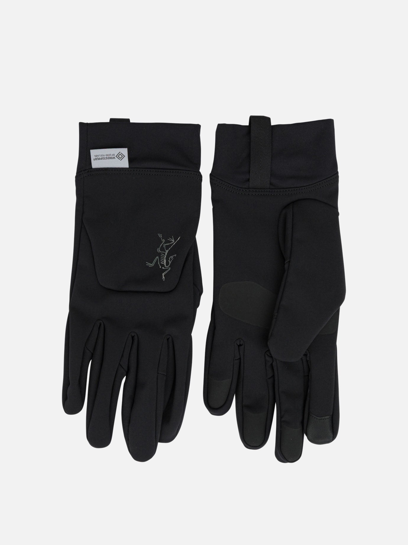 Guanti sportivi 92% nylon 8% elastane with epe & pu membrane 100% polyester backing glove secondary fabric: 84% polyester 16% elastane  Nero - Arc'teryx Uomo | PDP | VIETTI Online Store | thumbnail