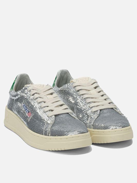 Sneaker basse 100% leather - 100% rubber  Argento - Autry Donna | PLP | VIETTI Online Store | 2
