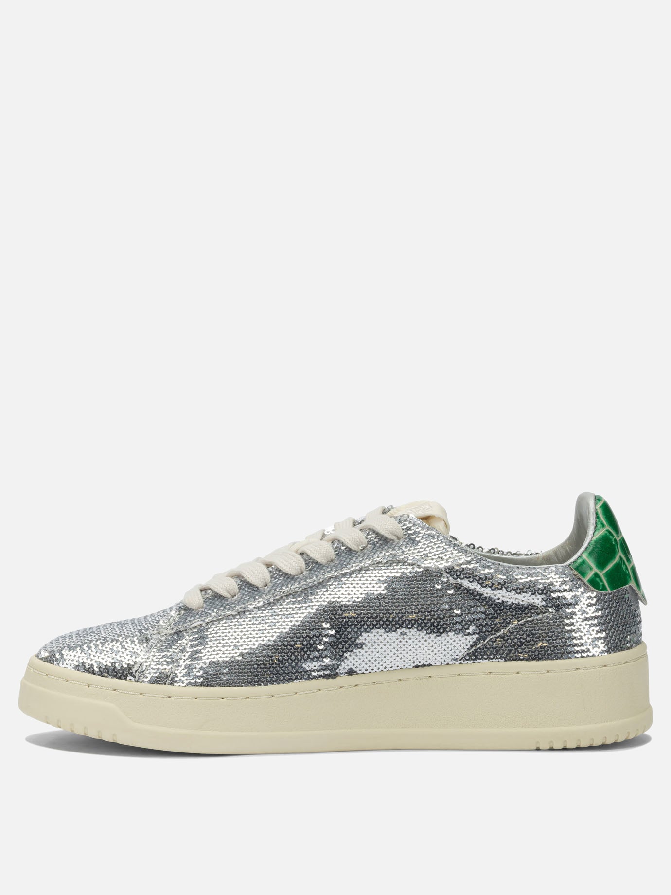 Low top sneakers 100% leather - 100% rubber  Silver - Autry Women | PDP | VIETTI Online Store | Zoom-Modal_3
