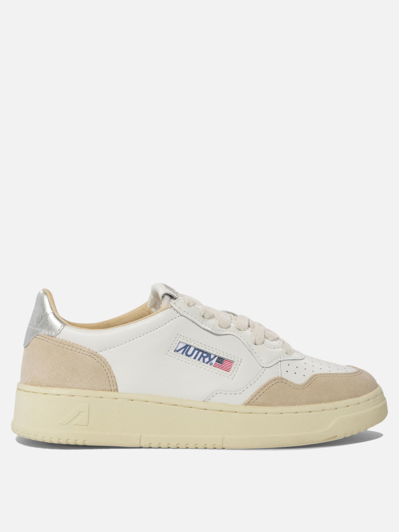 Sneaker basse 100% cow leather - 100% rubber  Bianco - Autry Donna | PDP | VIETTI Online Store | Zoom-Modal
