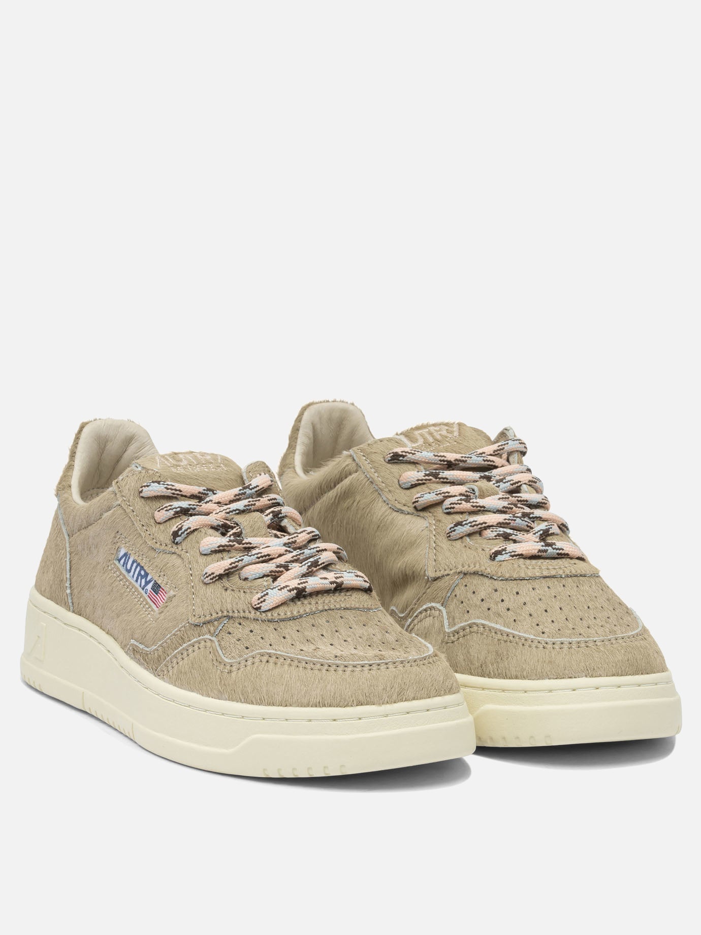 Sneaker basse 100% cow leather - 100% rubber  Beige - Autry Donna | PDP | VIETTI Online Store | Zoom-Modal_2
