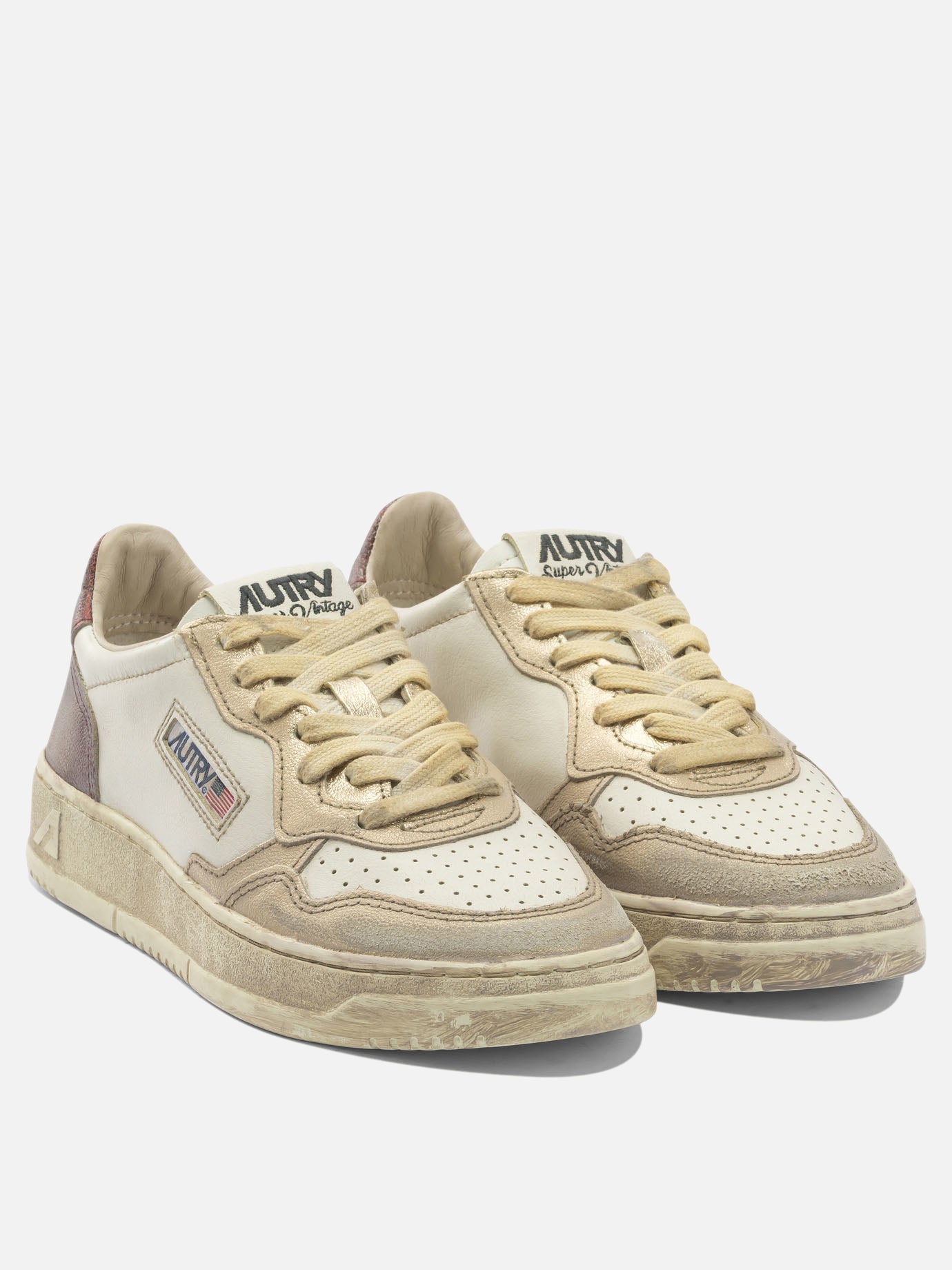 Low top sneakers 100% synthetic leather - 100% rubber  White - Autry Women | PDP | VIETTI Online Store | thumbnail_2