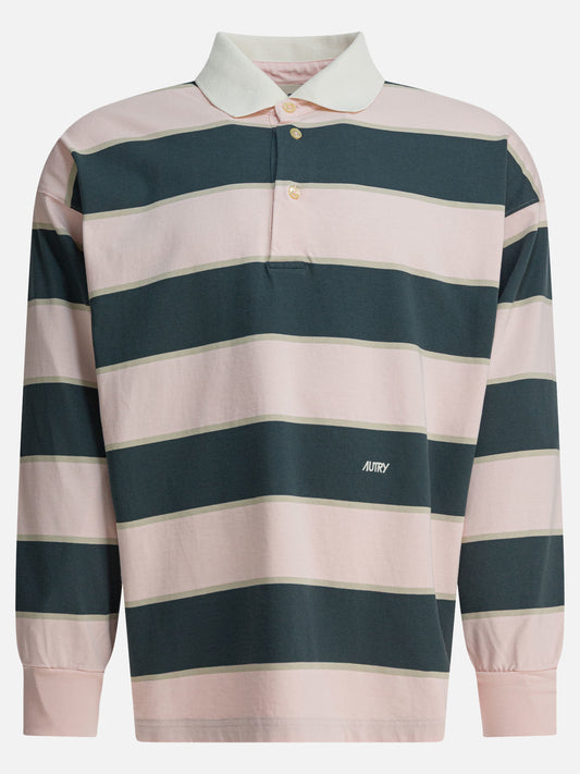 Polo con bottoni Striped  Rosa - Autry Uomo | PLP | VIETTI Online Store 
