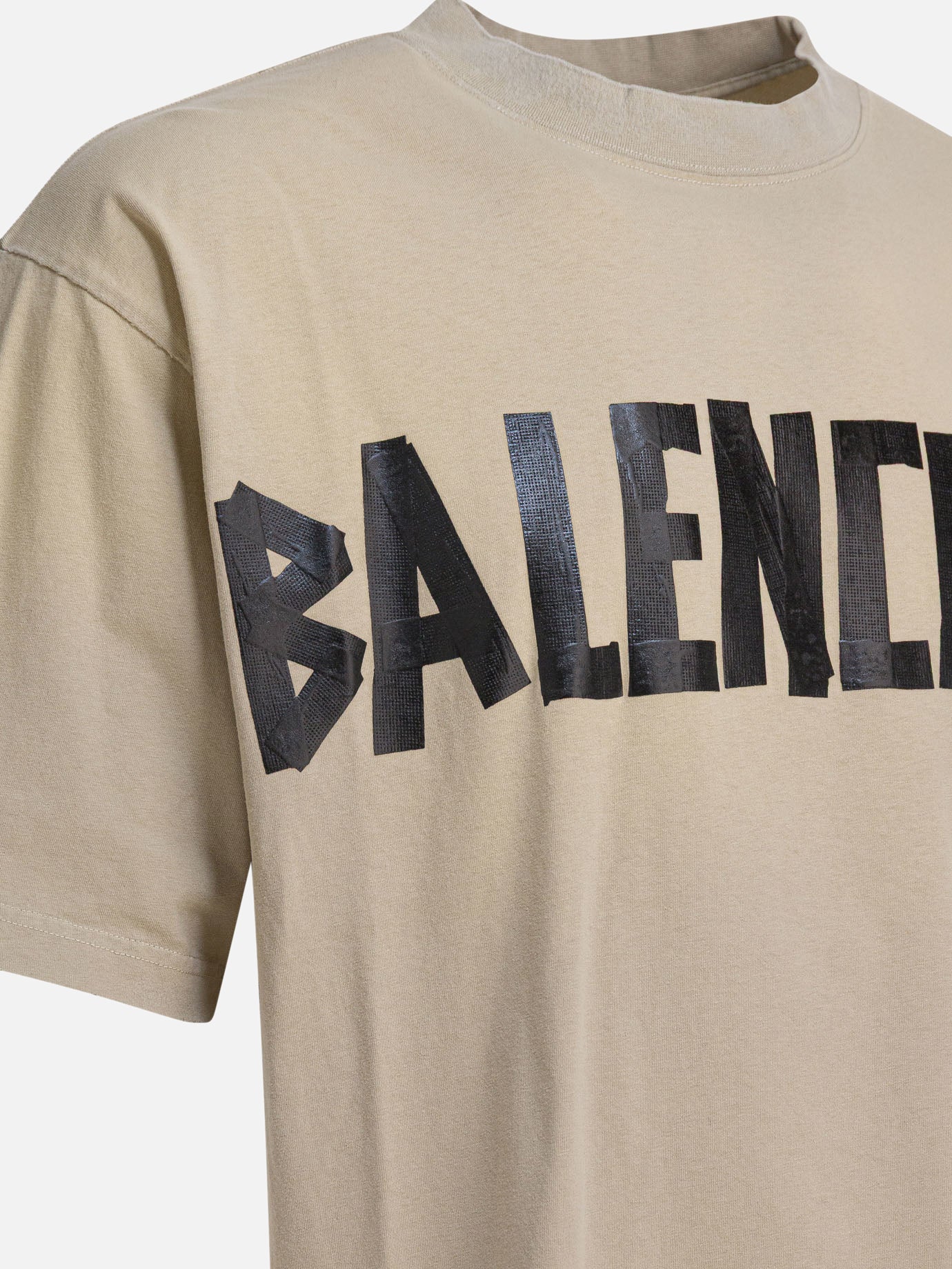 T-shirt girocollo Logo  Beige - Balenciaga Uomo | PDP | VIETTI Online Store | Zoom-Modal_3
