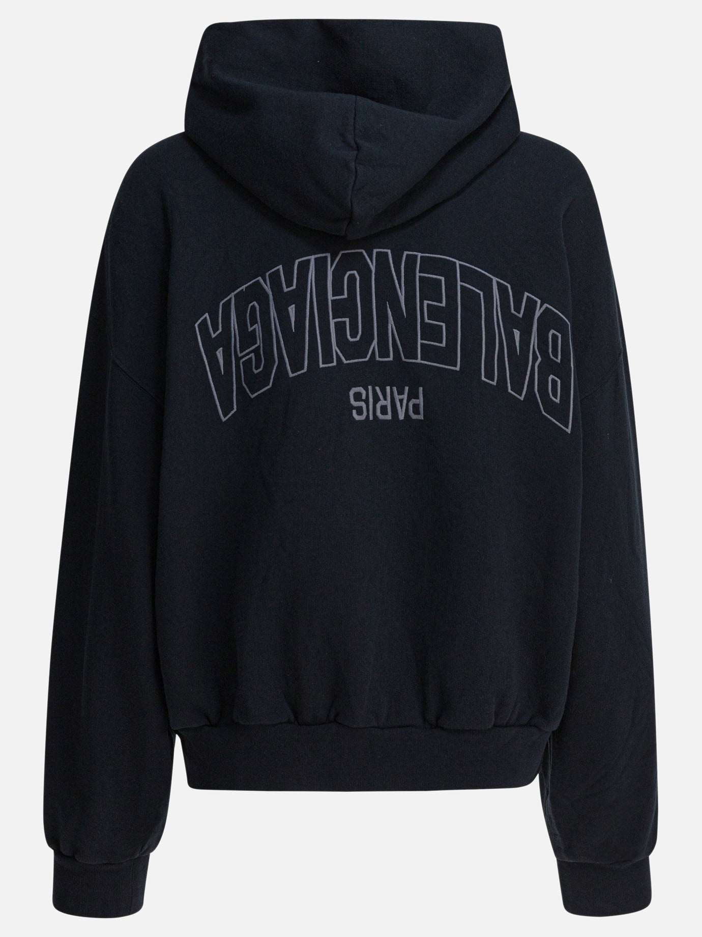 Full zip sweatshirts Solid colour  Black - Balenciaga Women | PDP | VIETTI Online Store | thumbnail_2