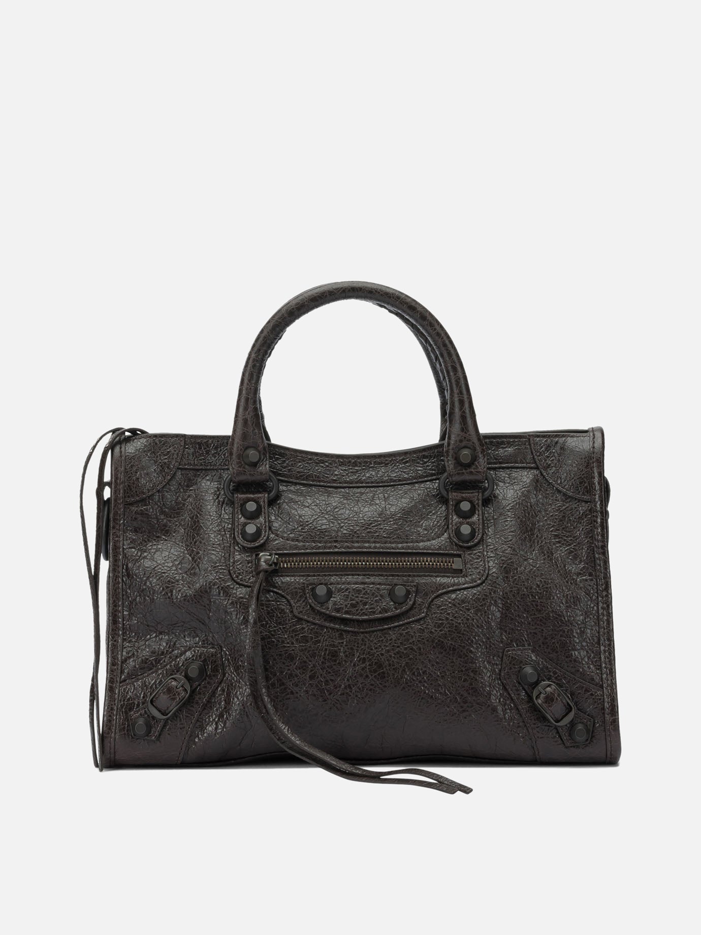 Small bags 100% lamb leather  Brown - Balenciaga Women | PDP | VIETTI Online Store | Zoom-Modal
