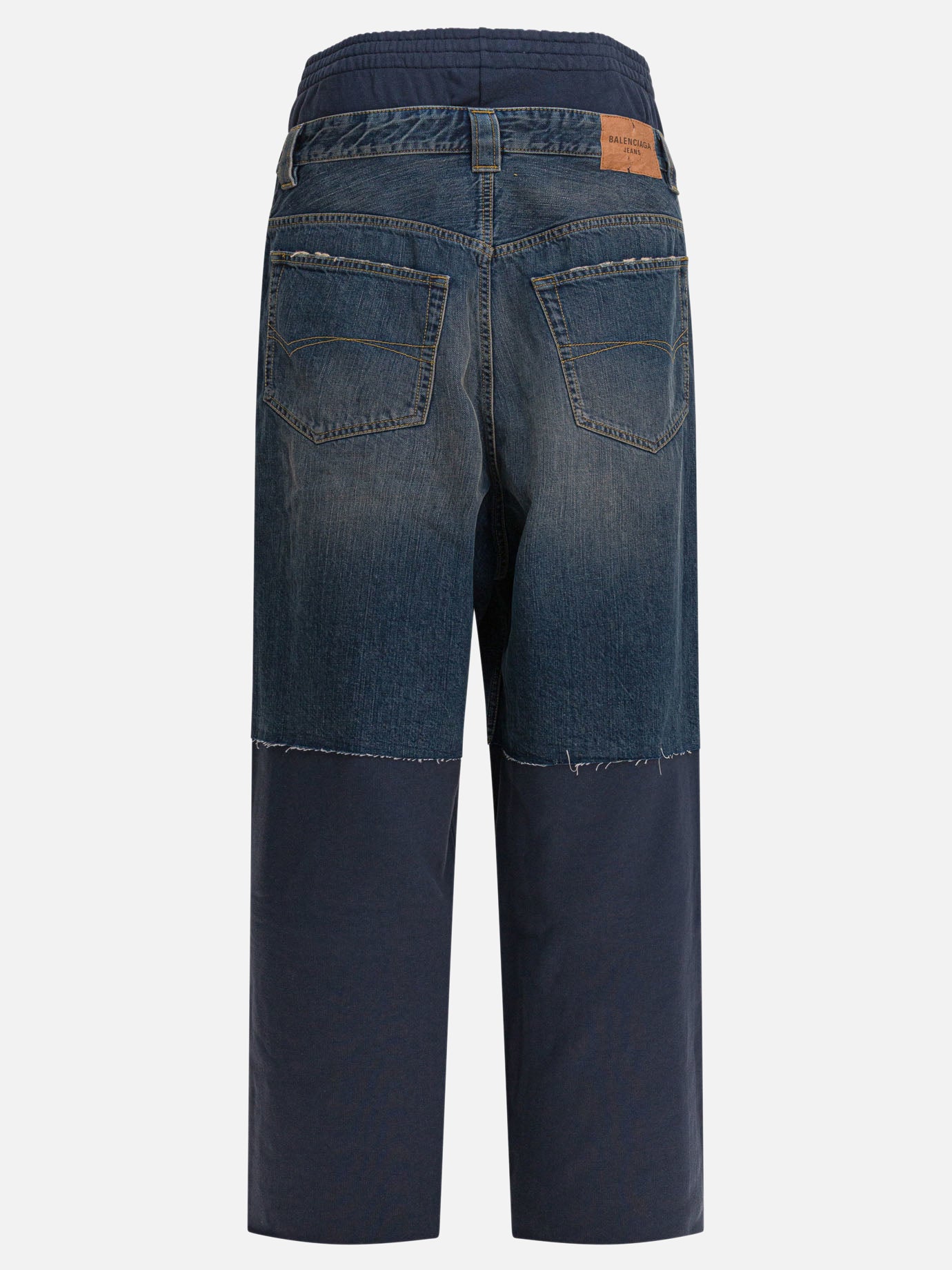 Wide-leg jeans Solid colour  Blue - Balenciaga Men | PDP | VIETTI Online Store | Zoom-Modal_2
