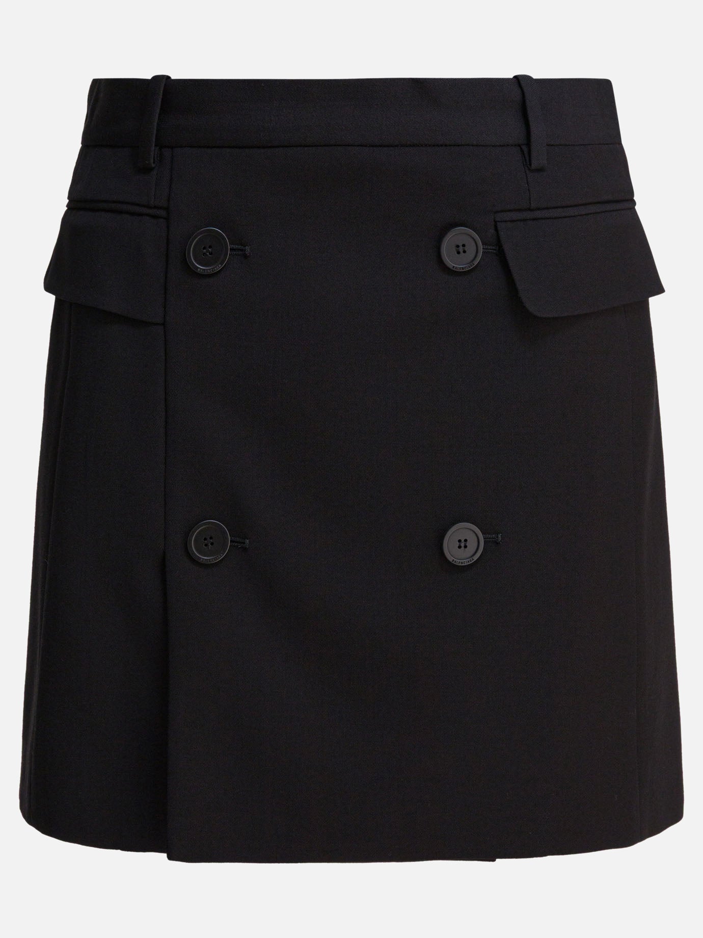Miniskirts Solid colour  Black - Balenciaga Women | PDP | VIETTI Online Store | Zoom-Modal

