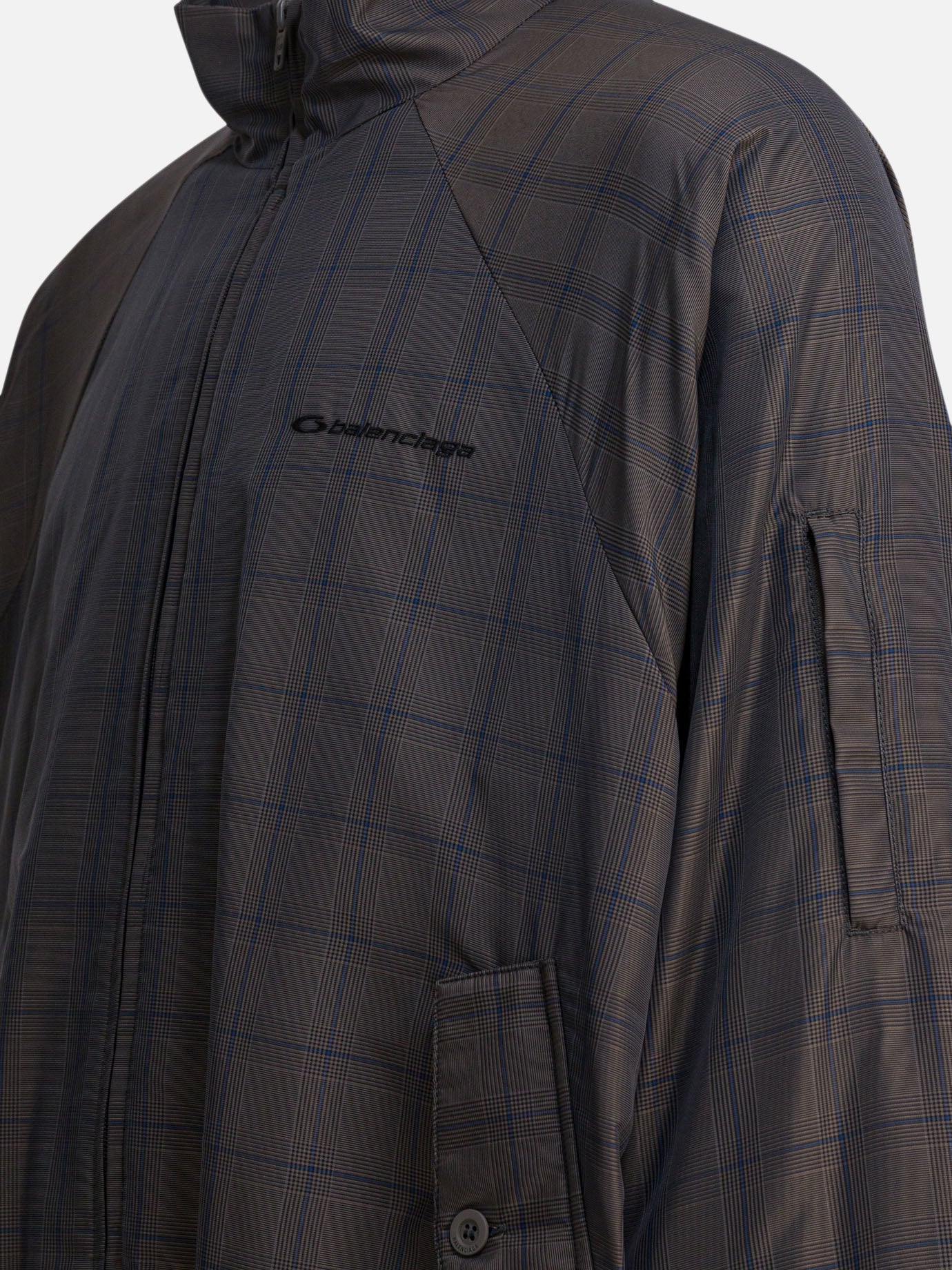 Giacche leggere & Trapuntate Check  Grigio - Balenciaga Uomo | PDP | VIETTI Online Store | Zoom-Modal_4
