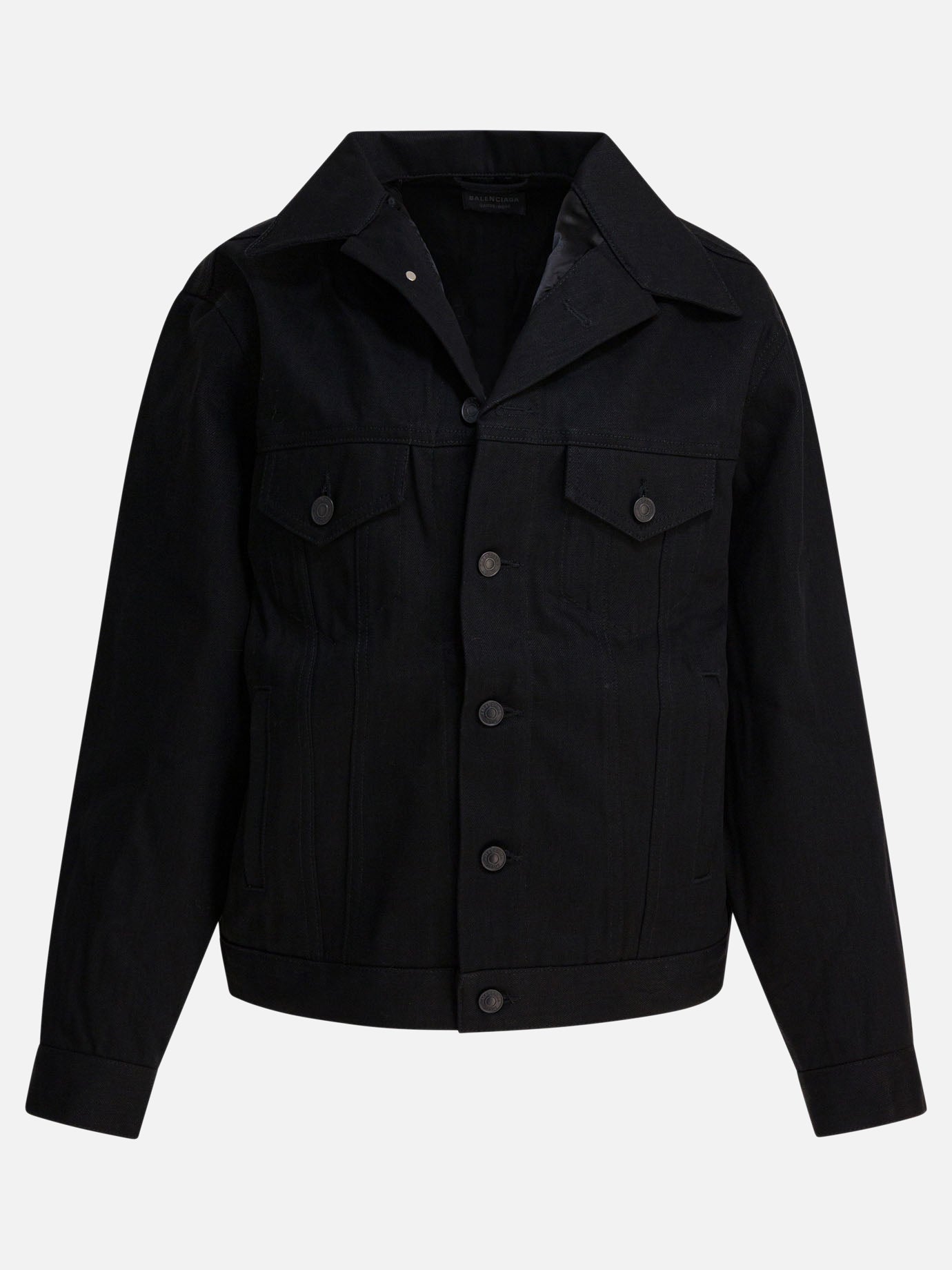 Denim jackets Solid colour  Black - Balenciaga Women | PDP | VIETTI Online Store | Zoom-Modal
