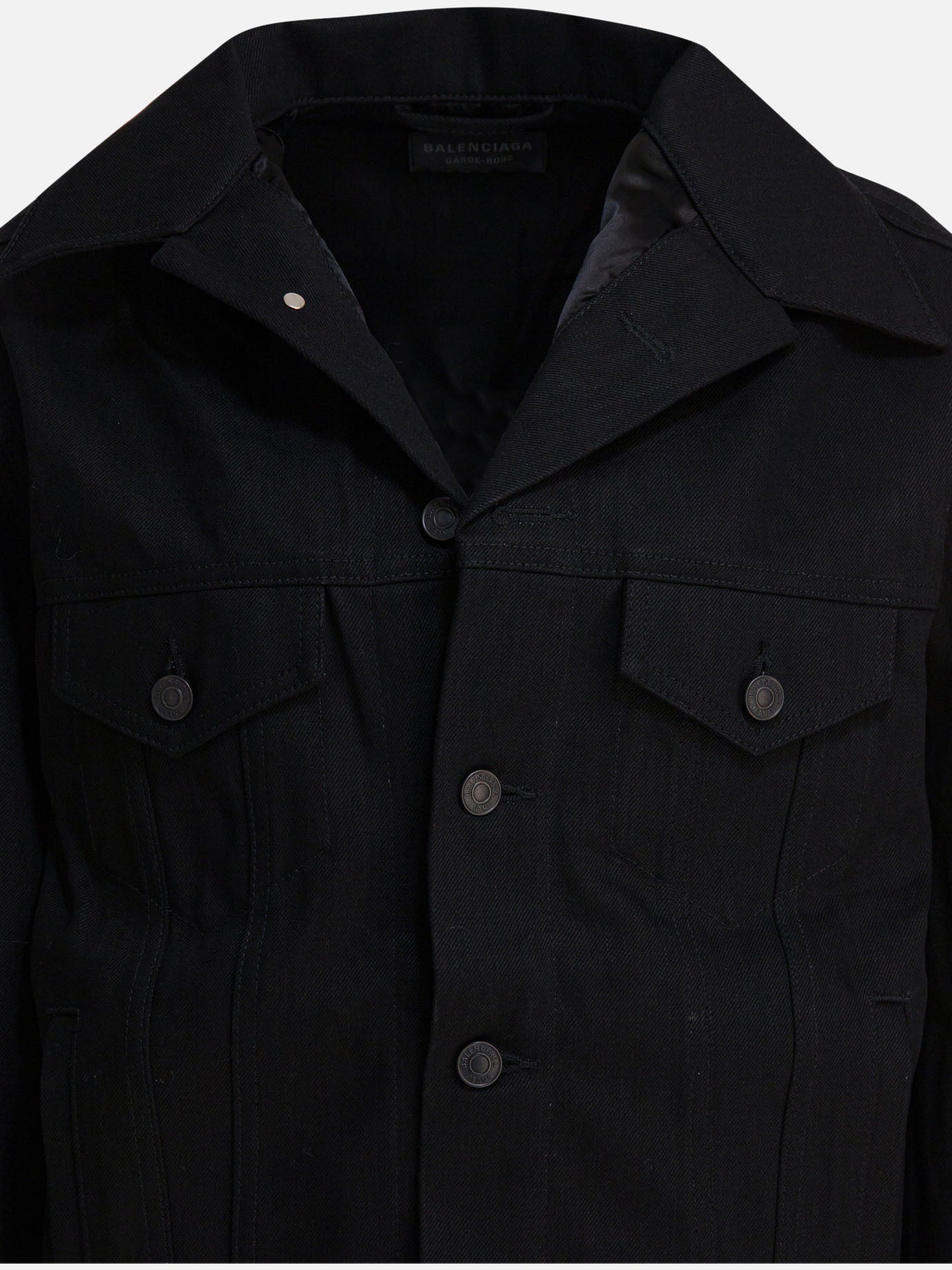Denim jackets Solid colour  Black - Balenciaga Women | PDP | VIETTI Online Store | Zoom-Modal_3
