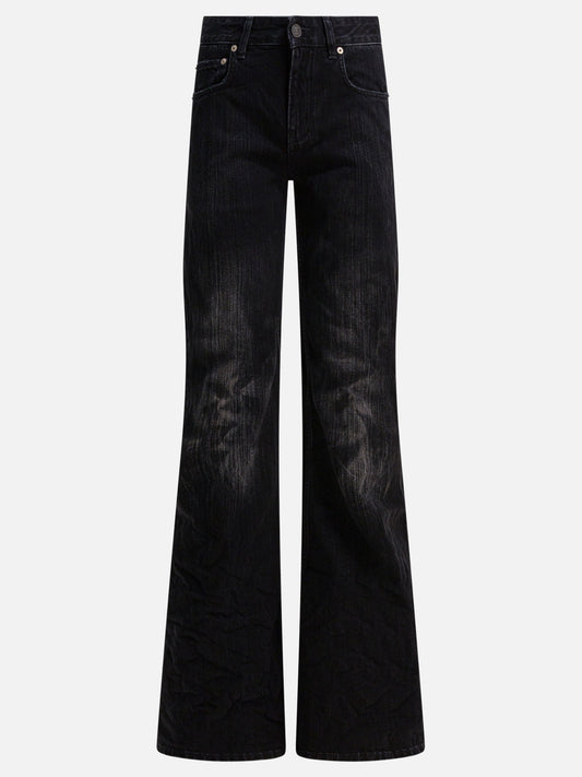 Jeans a gamba larga Solid colour  Nero - Balenciaga Donna | PLP | VIETTI Online Store 
