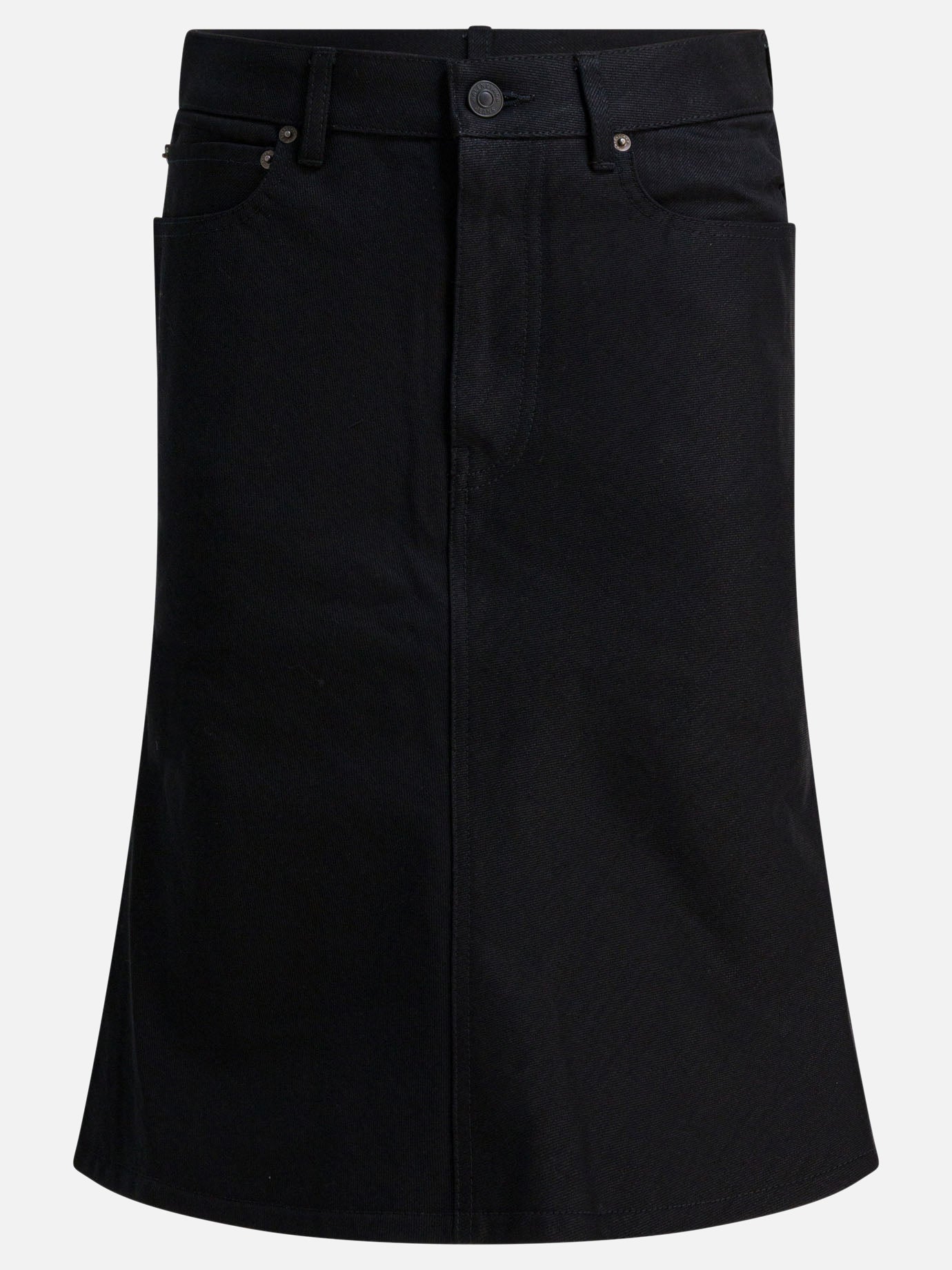 Midi skirts Solid colour  Black - Balenciaga Women | PDP | VIETTI Online Store | Zoom-Modal
