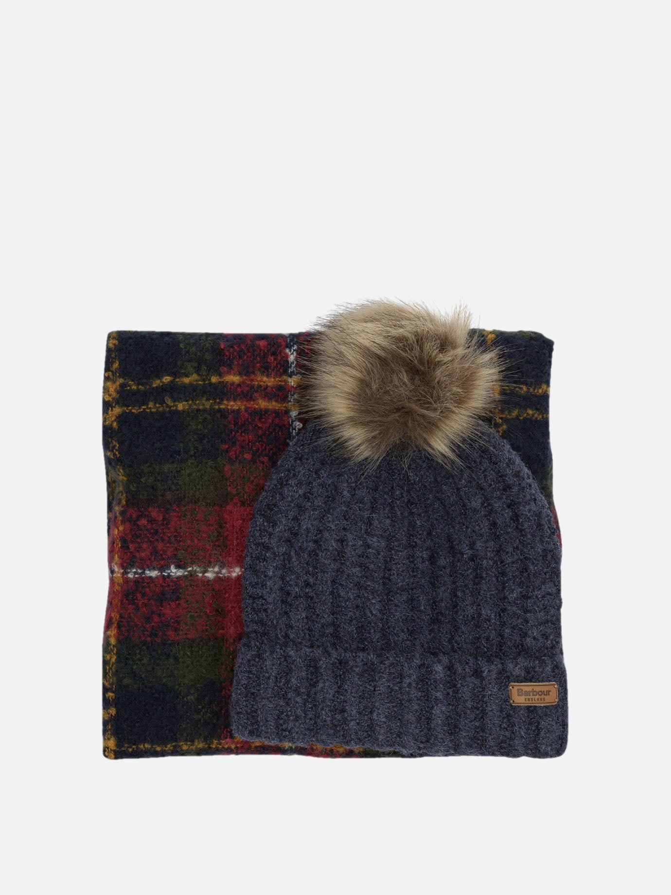 Fringed scarves 97% polyester 3% elastane  Purple - Barbour Women | PDP | VIETTI Online Store | Zoom-Modal
