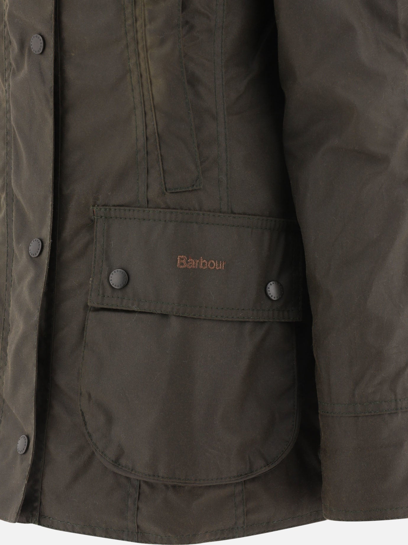 Giacche leggere & Trapuntate Solid colour  Verde - Barbour Donna | PDP | VIETTI Online Store | Zoom-Modal_4
