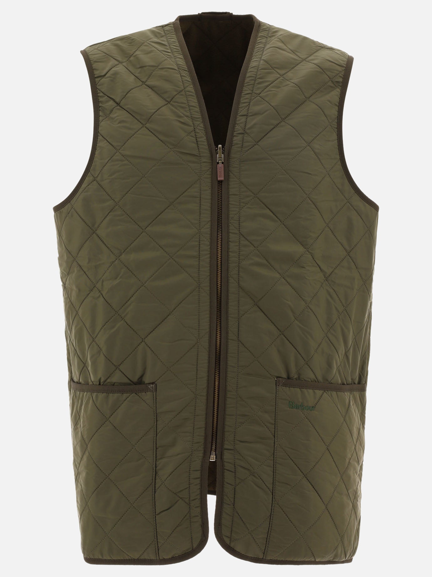 Giacche smanicate Solid colour  Verde - Barbour Uomo | PDP | VIETTI Online Store | Zoom-Modal
