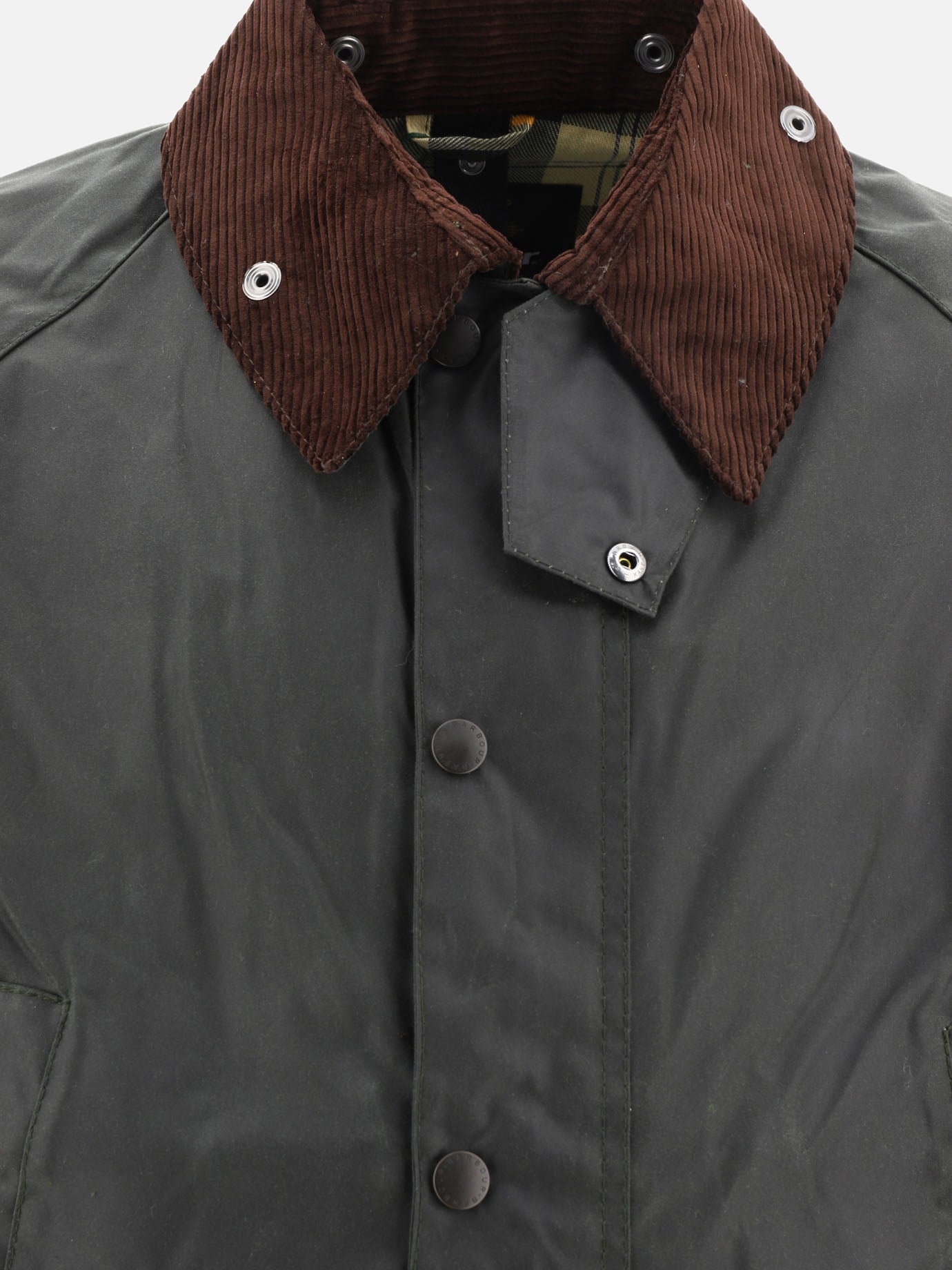 Quilted & Utility Jackets Solid colour  Green - Barbour Men | PDP | VIETTI Online Store | thumbnail_3