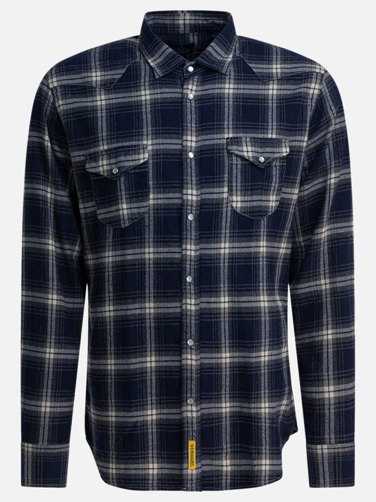 Camicie casual Check  Blu - BD BAGGIES Uomo | PLP | VIETTI Online Store 
