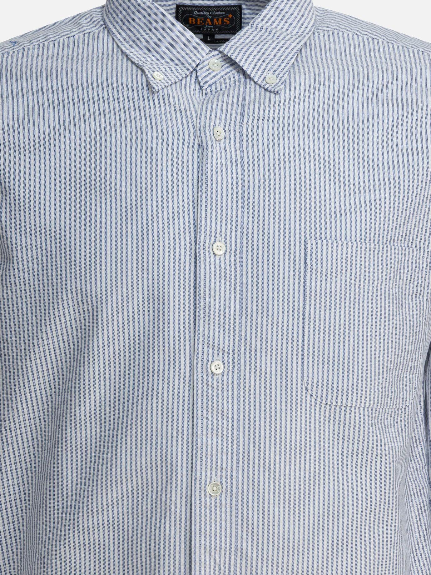Casual shirts Striped  Blue - Beams Plus Men | PDP | VIETTI Online Store | thumbnail_3