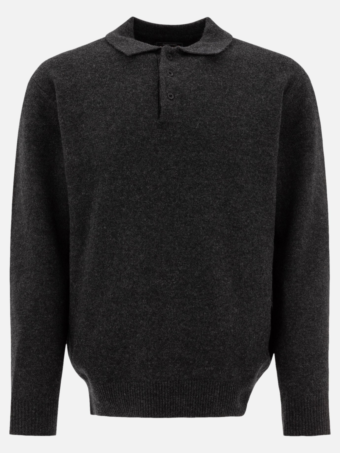 Polo shirts with buttons Solid colour  Grey - Beams Plus Men | PDP | VIETTI Online Store | Zoom-Modal
