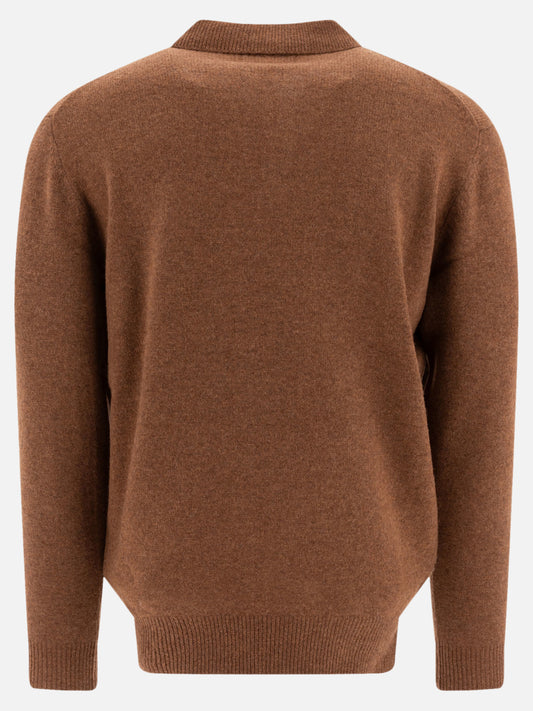 Polo con bottoni Solid colour  Marrone - Beams Plus Uomo | PLP | VIETTI Online Store | 2
